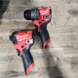 HOUSTON LOCATION - AS-IS (APPEARS LIKE NEW) Milwaukee 3497-22 12V Brushless Hammer Drill and Impact Driver Combo Kit