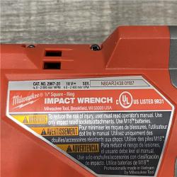 AS-IS Milwaukee FUEL 18V Lithium-Ion Brushless Cordless High-Torque 1/2 in. Impact Wrench w/Friction Ring Kit