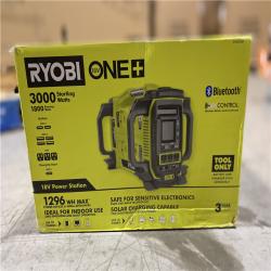 LIKE NEW! RYOBI ONE+ 1800-Watt Power Station Battery Inverter Push Button Battery Generator/8-Port Charger