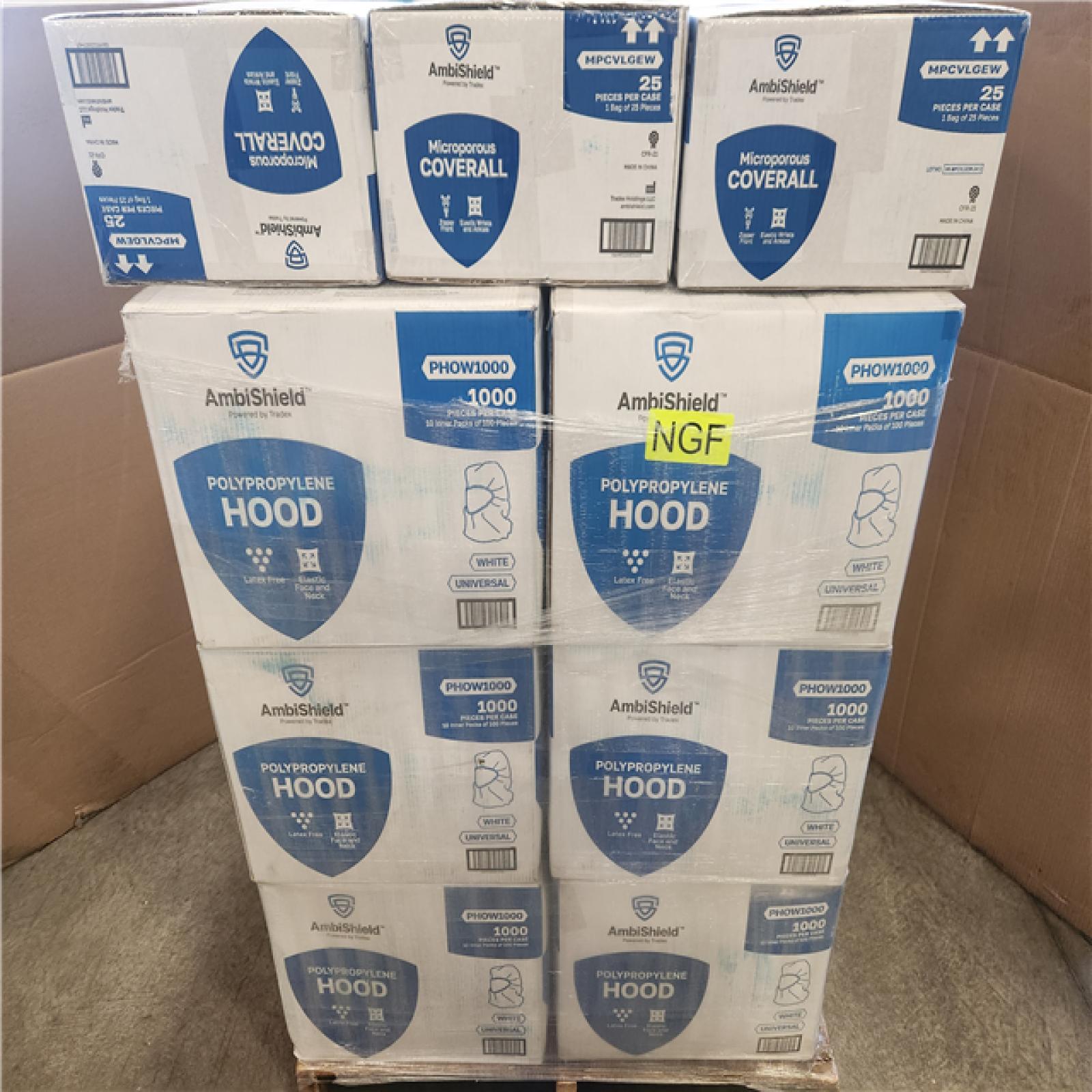 Phoenix NEW AmbiShield Microporous Coverall and Hoods Pallet (32-Boxes)