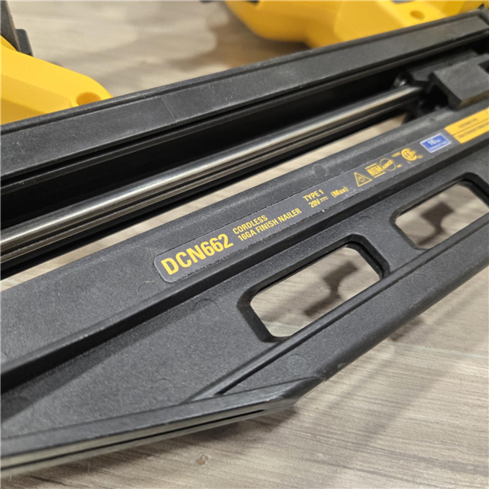 AS-IS DEWALT 20V MAX XR 16-Gauge Cordless Finish Nailer (Tool Only)