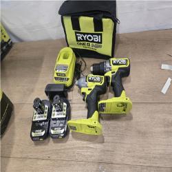AS-IS RYOBI ONE+ HP 18V Brushless Cordless 2-Tool Combo Kit