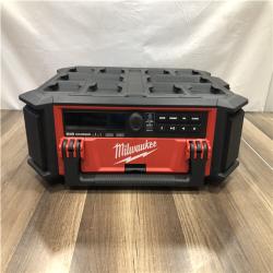 AS-IS Milwaukee Lithium-Ion Cordless PACKOUT Radio/Speaker with Built-In Charger