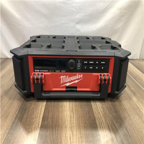 AS-IS Milwaukee Lithium-Ion Cordless PACKOUT Radio/Speaker with Built-In Charger