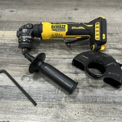 AS-IS DEWALT ATOMIC 20V MAX Cordless 4-1/2 in. Angle Grinder with Paddle Switch (Tool Only)