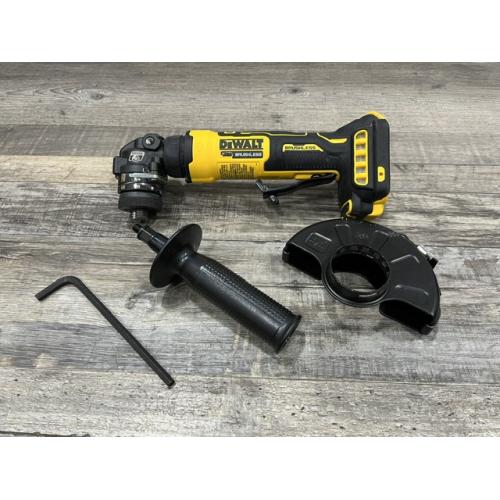 AS-IS DEWALT ATOMIC 20V MAX Cordless 4-1/2 in. Angle Grinder with Paddle Switch (Tool Only)