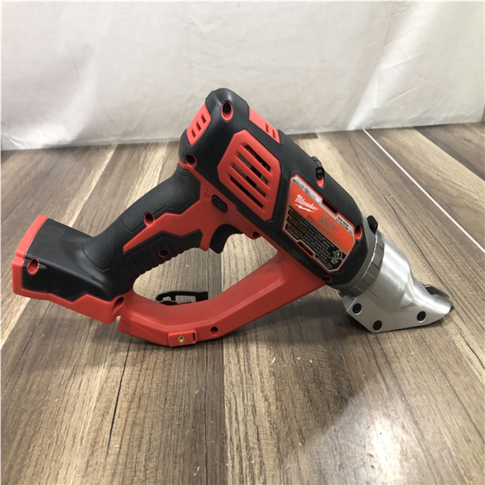 AS-IS Milwaukee 18-Volt Lithium-Ion Cordless 18-Gauge Double Cut Metal Shear (Tool-Only)