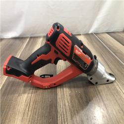 AS-IS Milwaukee 18-Volt Lithium-Ion Cordless 18-Gauge Double Cut Metal Shear (Tool-Only)