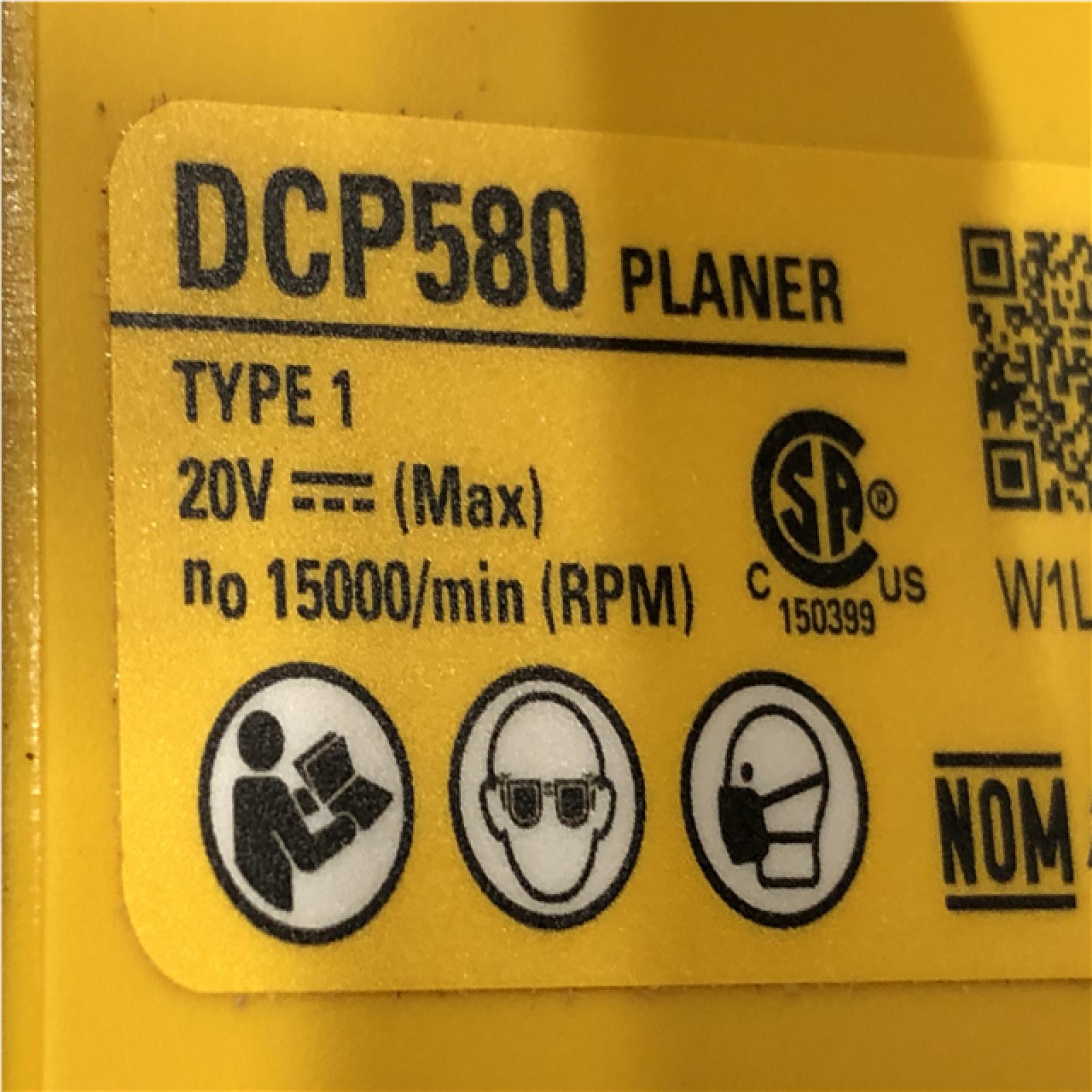 AS-IS DEWALT 20V MAX XR Cordless Brushless 3-1/4 in. Planer (Tool Only)
