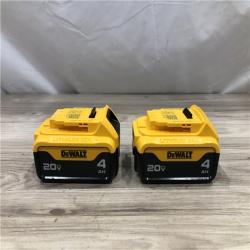 AS-IS DEWALT 20V MAX XR 4 Ah Li-Ion Battery (2 Pc) DCB204-2
