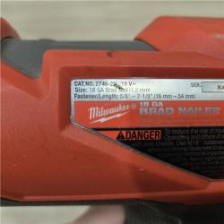AS-IS Milwaukee M18 FUEL 18 Gauge Brad Nailer (TOOL ONLY)