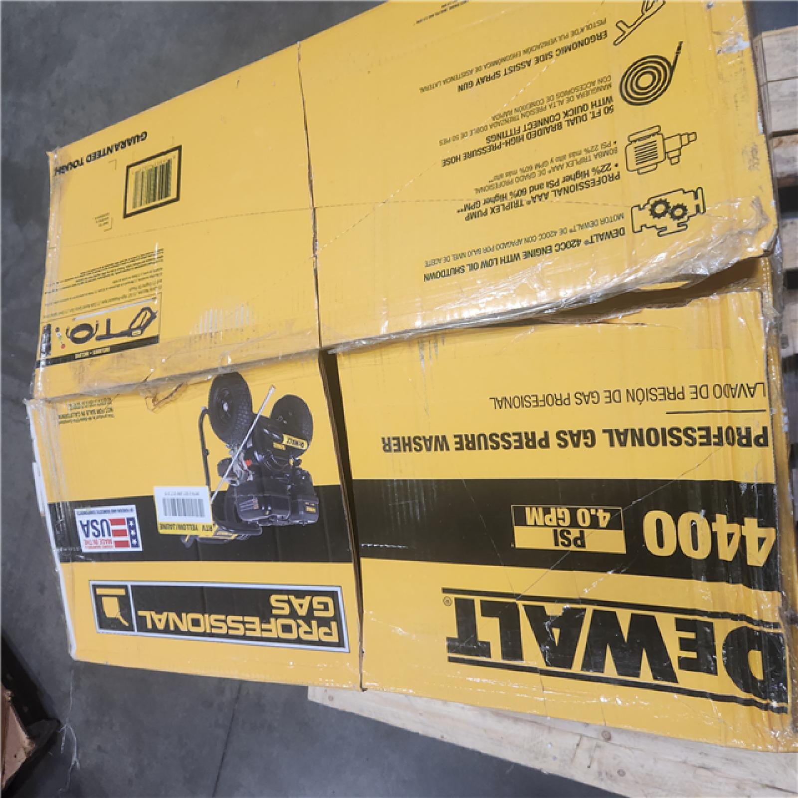Dallas Location - As-Is DEWALT 4400 PSI 4.0 GPM Gas Pressure Washer