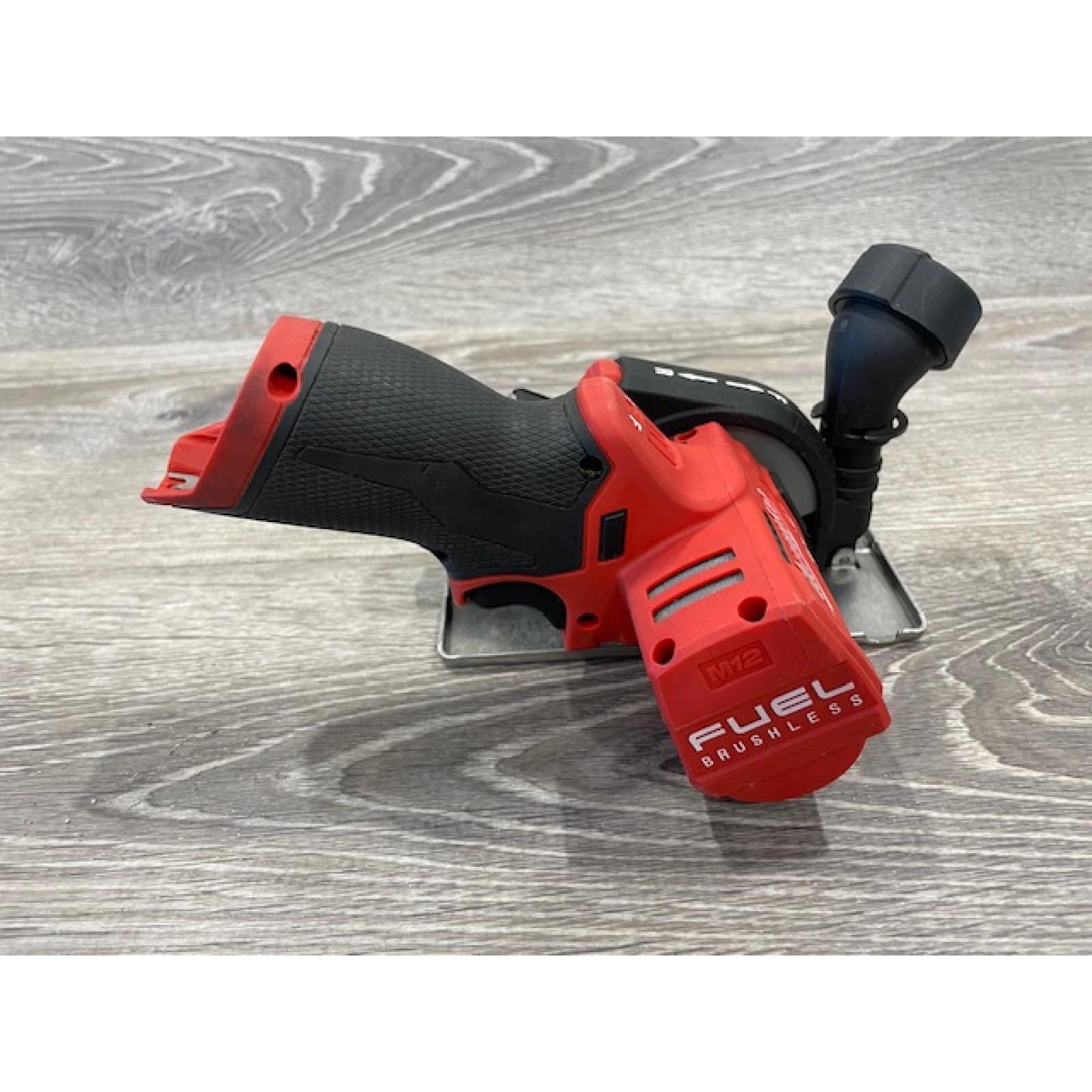 AS-IS Milwaukee FUEL 12V Lithium-Ion Brushless Cordless 3 in. Cut Off Saw (Tool-Only)