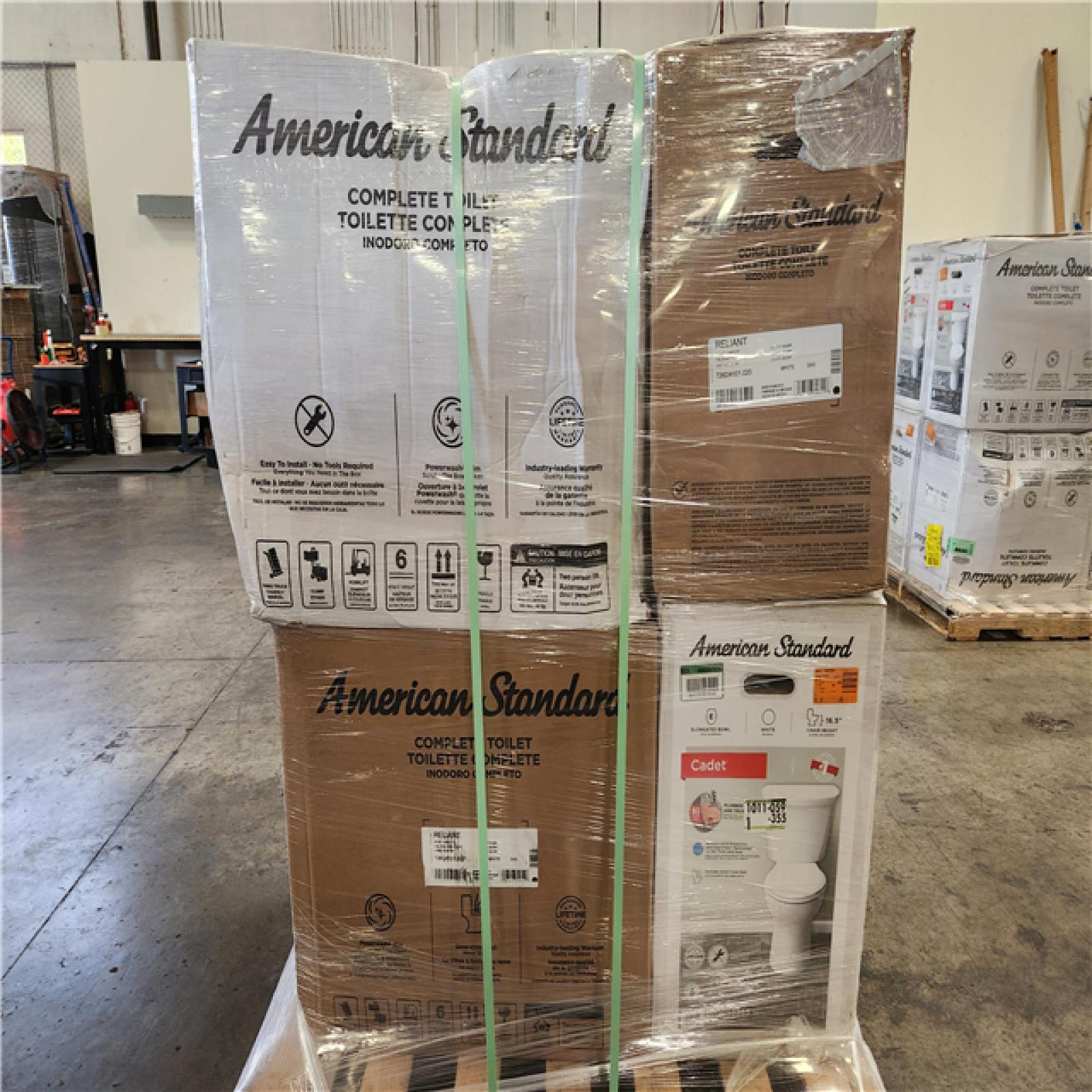 Phoenix Location AS-IS Mixed American Standard Toilet Pallet (6-Total)