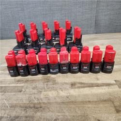 HOUSTON LOCATION - AS-IS MILWAUKEE BATTERY PACK QTY - 20