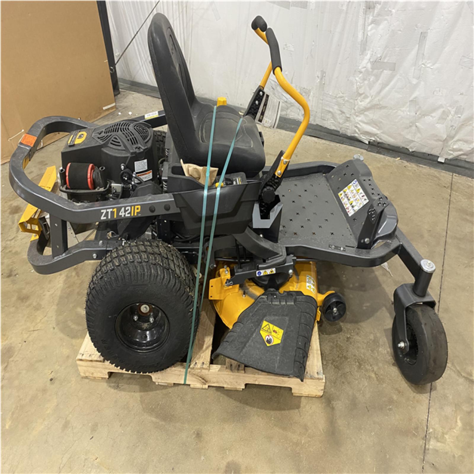 Houston Location - AS-IS Outdoor Power Equipment CUB CADET ZT1 42IP SIT DOWN MOWER