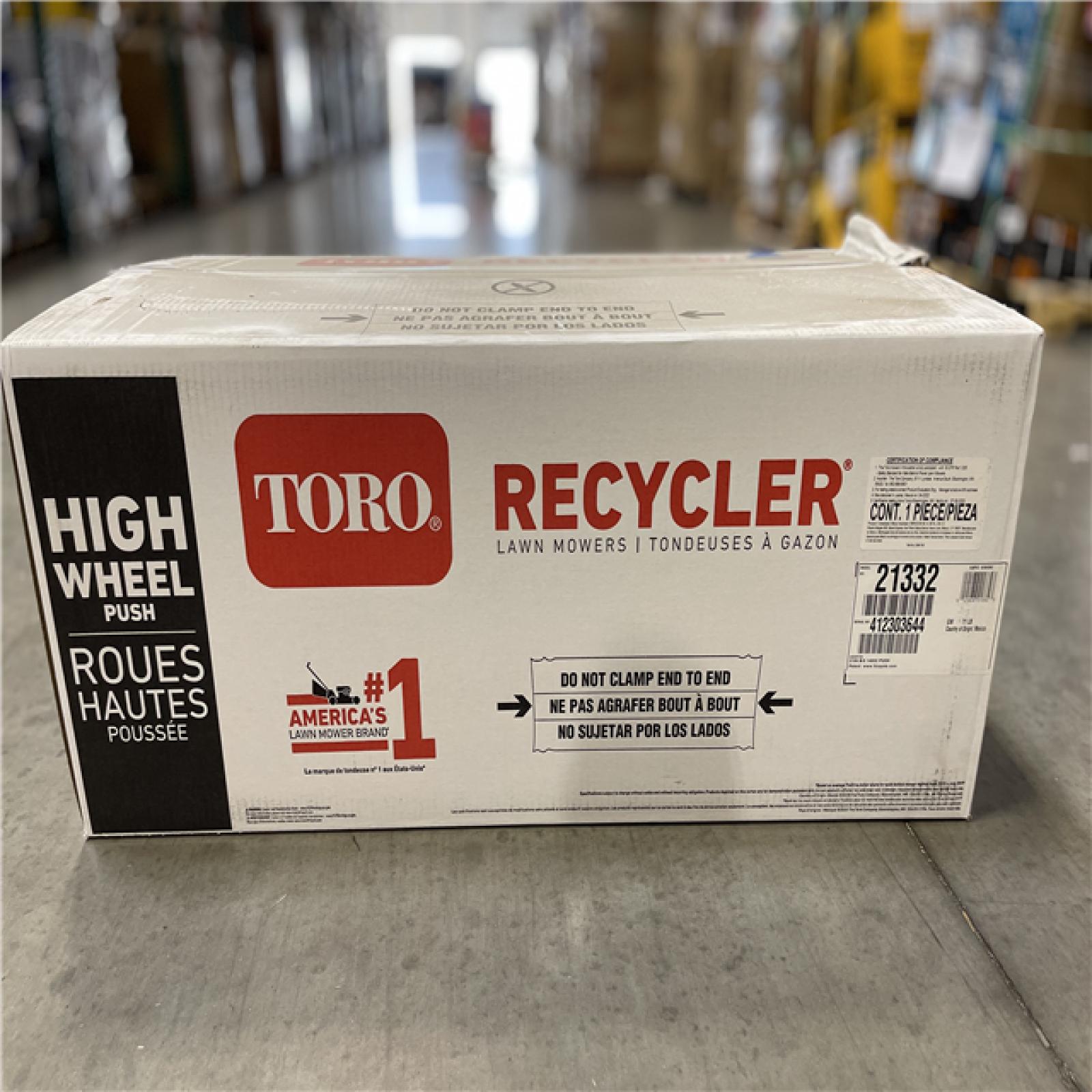 NEW! -TORO 21 in. (53cm) Recycler® High Wheel Push Gas Lawn Mower