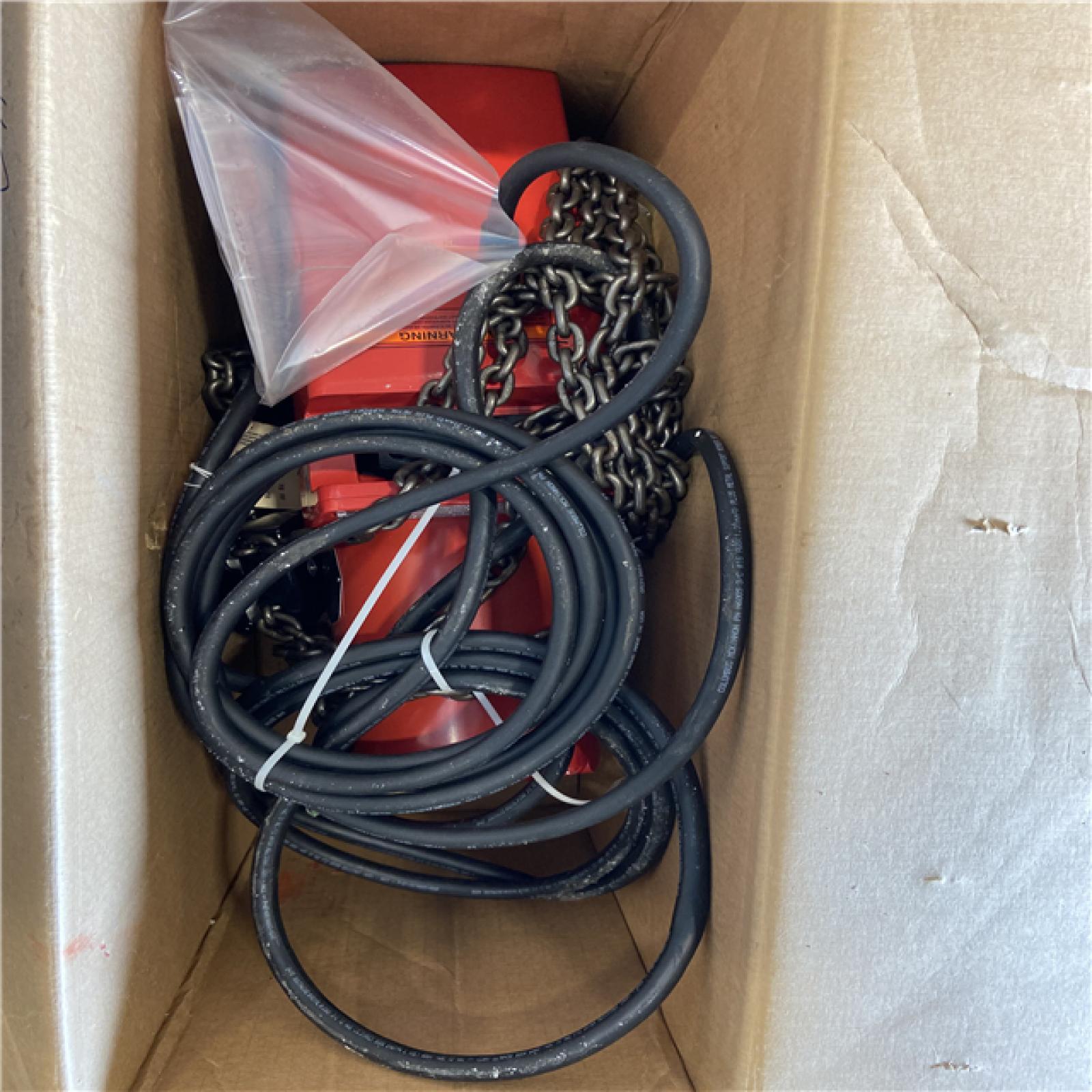 DALLAS LOCATION - Milwaukee 2-Ton 20 ft. Electric Chain Hoist