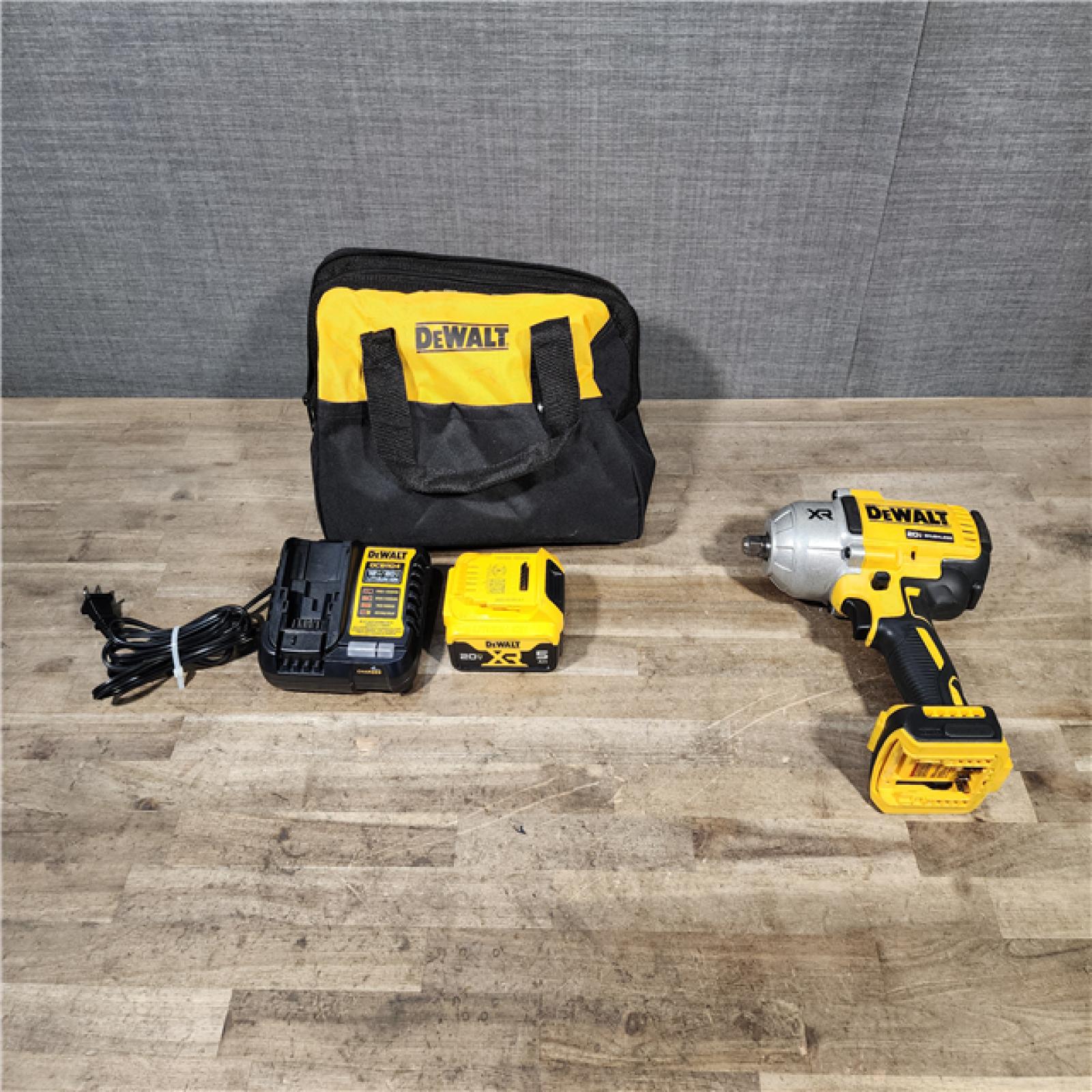 HOUSTON LOCATION - AS-IS DEWALT 20V MAX* XR 1/2 High Torque Impact Wrench W/ BATTERY & CHARGER