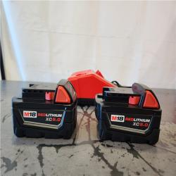 AS-IS- Milwaukee 18-Volt Lithium-Ion XC Starter Kit with Two 5.0Ah Batteries and Charger