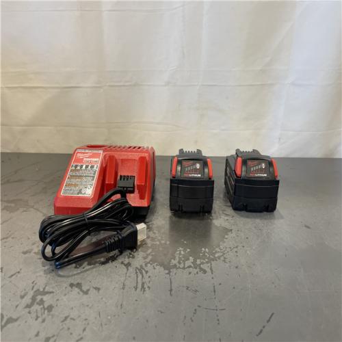 AS-IS- M18 18-Volt Lithium-Ion XC Starter Kit with Two 5.0Ah Batteries and Charger