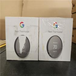 Phoenix AS-IS Google Nest Thermostat - Smart Programmable Wi-Fi Thermostat - (2-Pack)