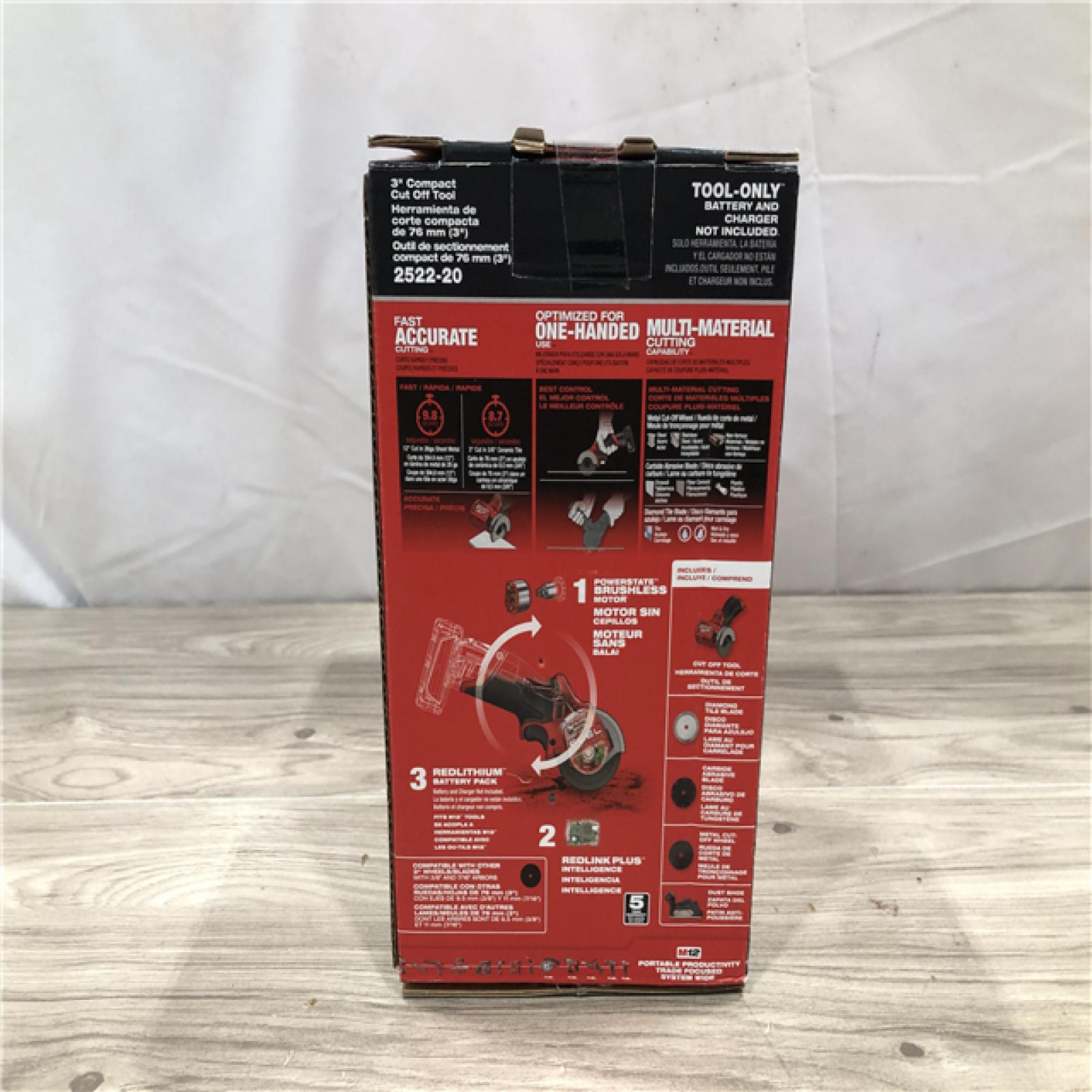 NEW! - Milwaukee M12 FUEL 12V Lithium-Ion Cordless 3 in. Cut Off Saw (Tool-Only)