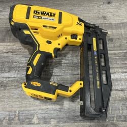 AS-IS DEWALT 20V MAX XR 16-Gauge Lithium-Ion Cordless Finish Nailer (Tool Only)