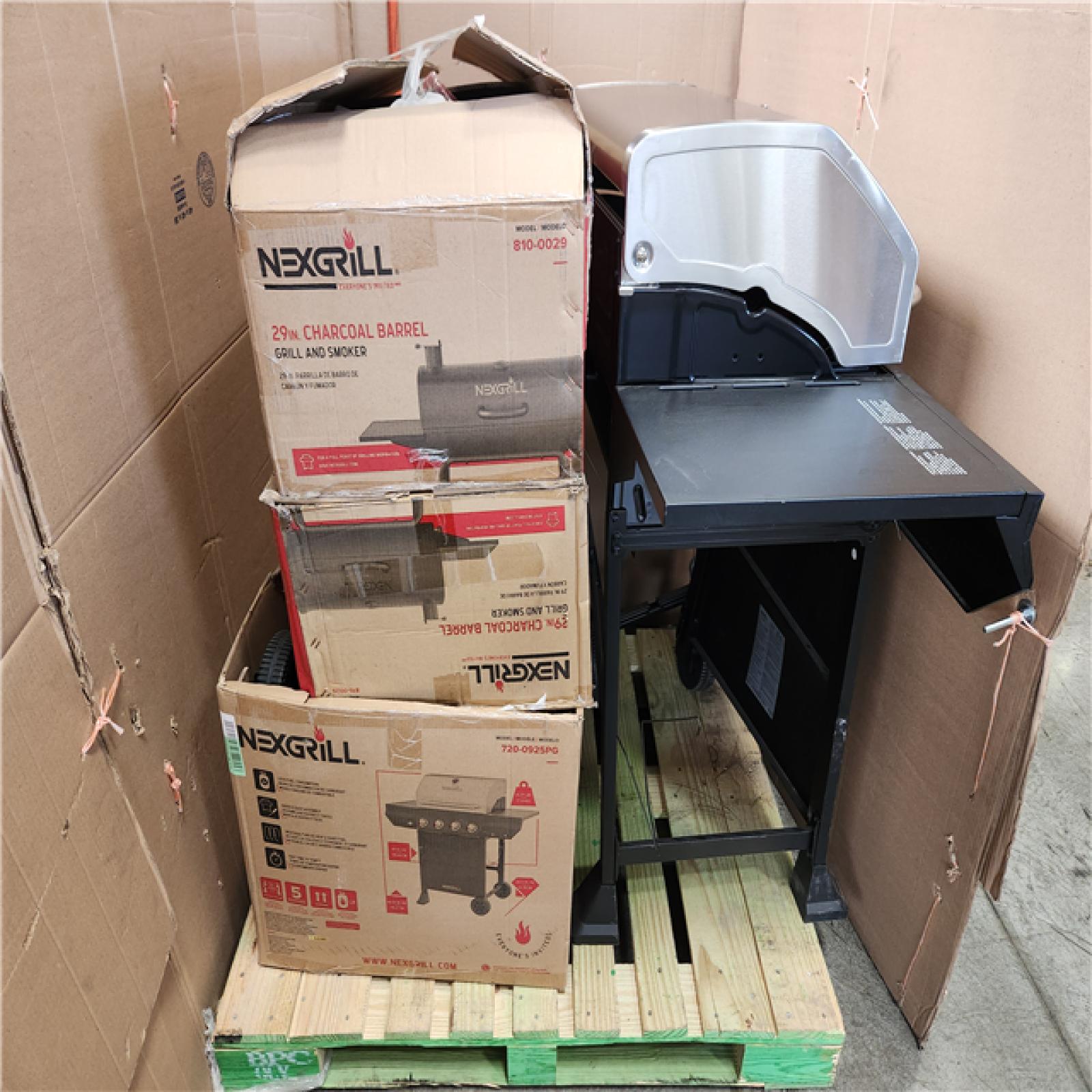 Phoenix AS-IS Mixed NexGrill Pallet (3-Grills)