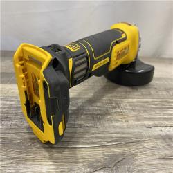 AS-IS DEWALT 20-Volt Max XR Brushless Cordless 4-1/2 in. - 5 in. Variable Speed Angle Grinder with Slide Switch (Tool Only)