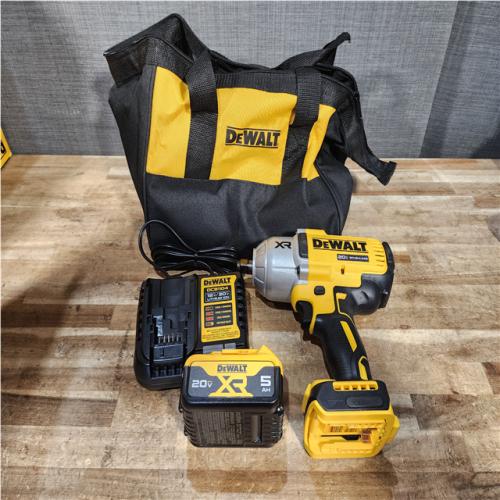 Houston Location AS-IS DEWALT 20V MAX Lithium-Ion Cordless 1/2 in. Impact Wrench Kit