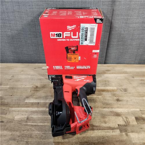 HOUSTON LOCATION - AS-IS (APPEARS LIKE NEW) Milwaukee M18 FUEL Coil Roofing Nailer (TOOL ONLY)