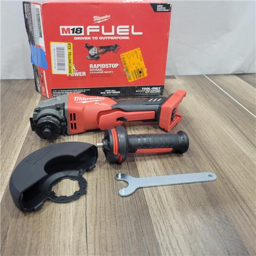 AS-IS Milwaukee 2880-20 M18 FUEL 18-Volt Lithium-Ion Brushless Cordless 4-1/2 in./5 in. Grinder W/Paddle Switch (Tool-Only)