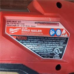 HOUSTON LOCATION - AS-IS Milwaukee FUEL 18-Volt Lithium-Ion Brushless Cordless Gen II 18-Gauge Brad Nailer (Tool-Only)