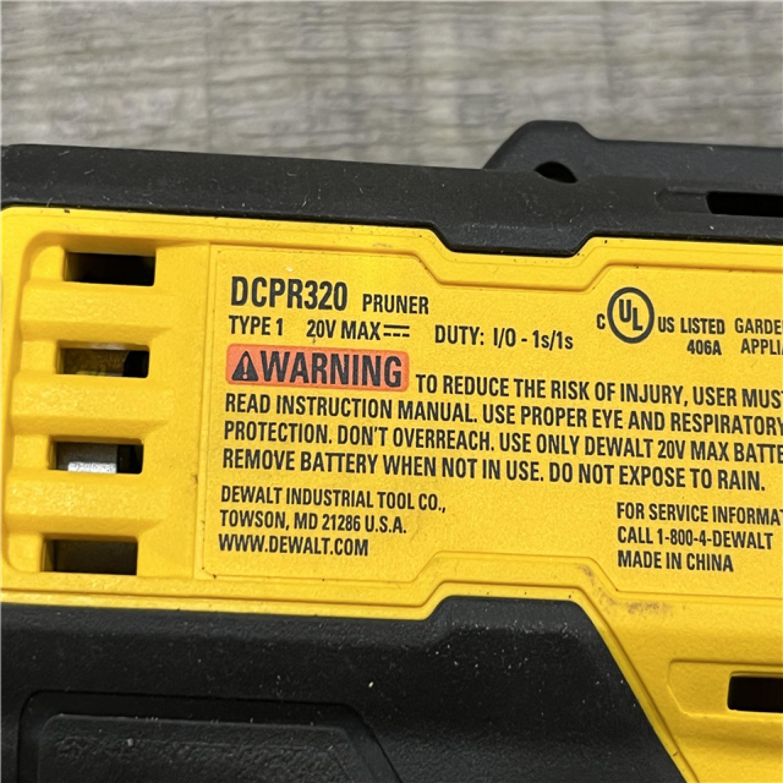 AS-IS DEWALT 20V MAX Cordless Pruner Kit