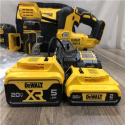 AS-IS DEWALT 20V MAX Lithium-Ion Cordless 3-Tool Combo Kit with 2.0 Ah Battery  5.0 Ah Battery  Charger and Bag