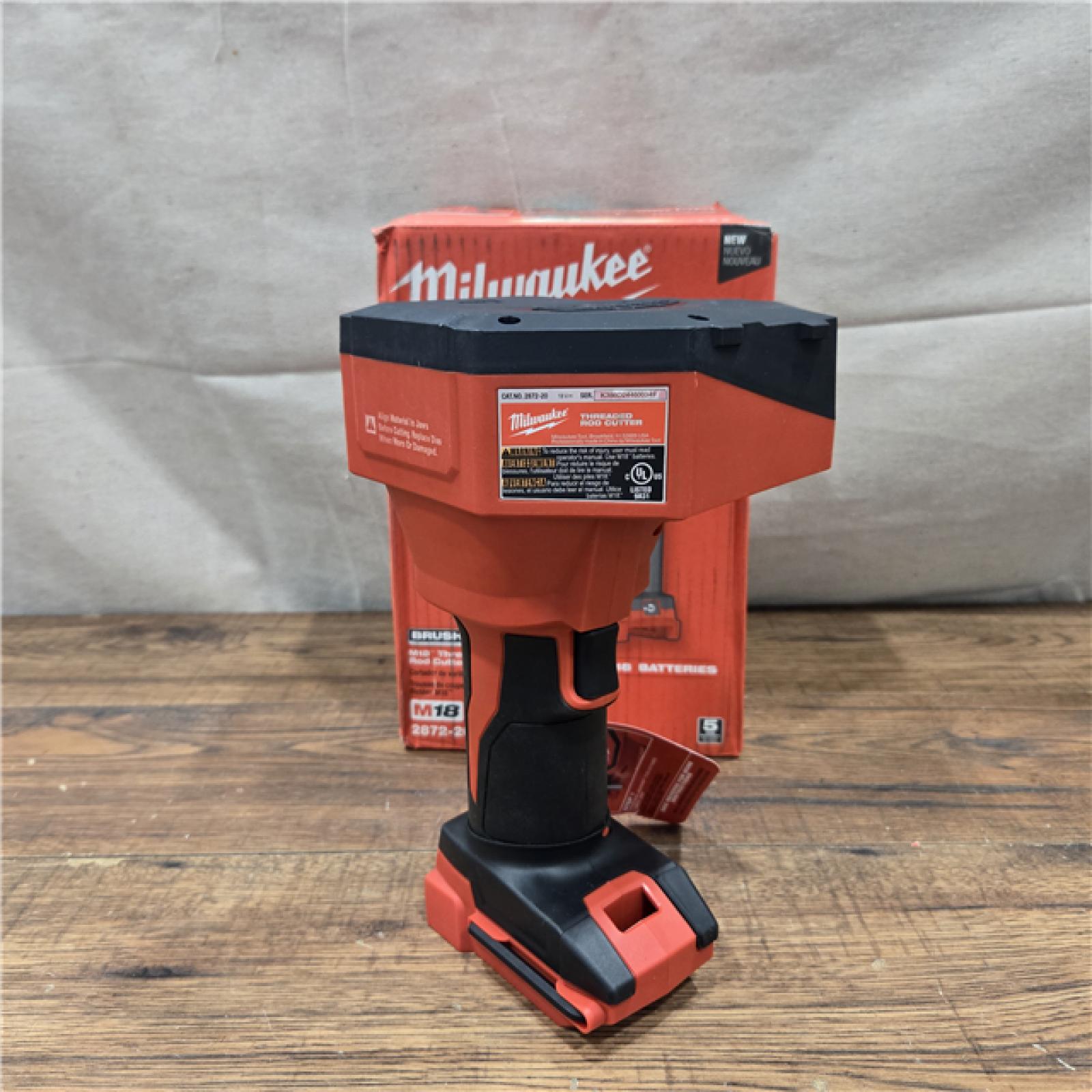 AS-IS Milwaukee M18 Brushless Threaded Rod Cutter ? Tool Only, Model# 2872-20