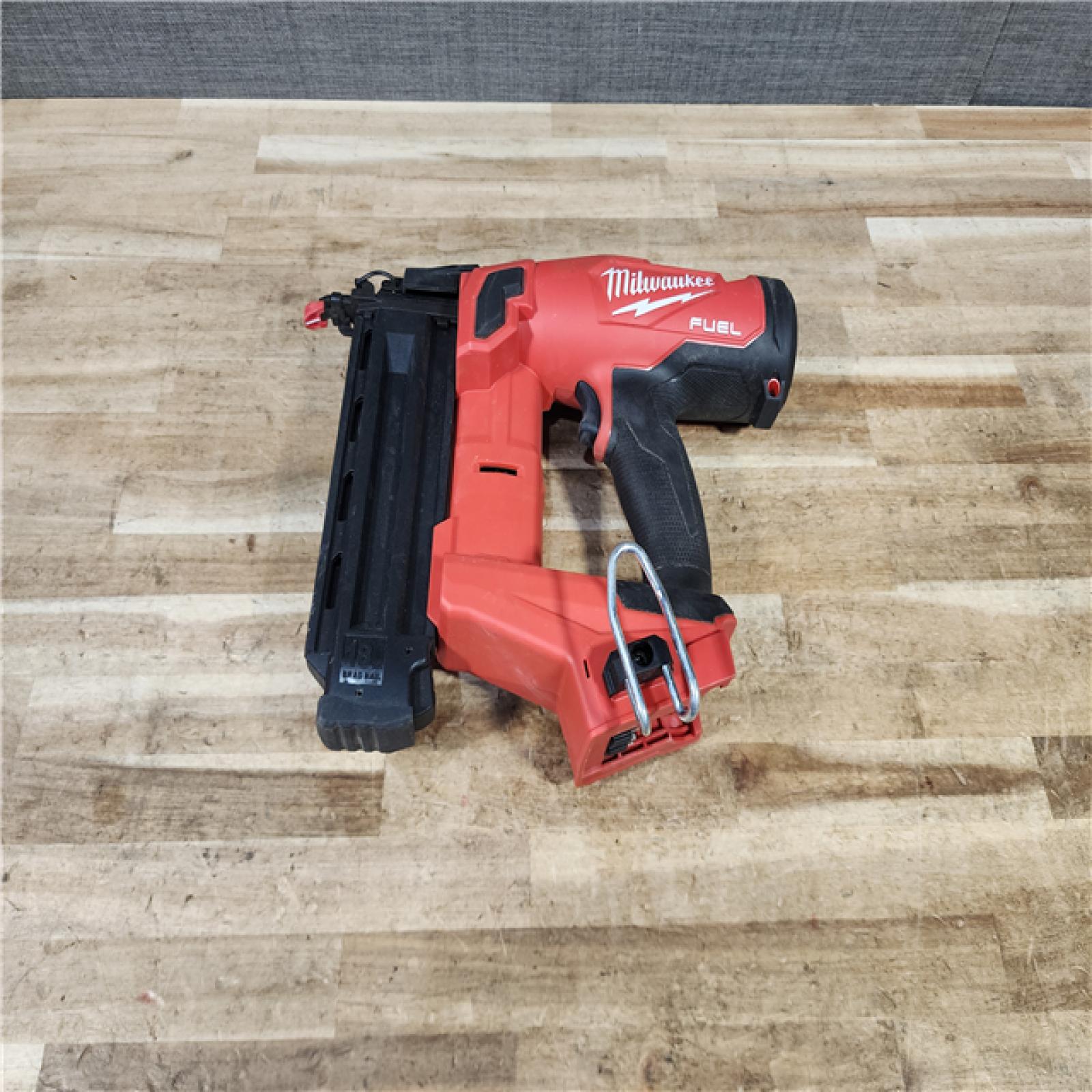 HOUSTON LOCATION - AS - IS Milwaukee FUEL 18-Volt Lithium-Ion Brushless Cordless Gen II 18-Gauge Brad Nailer (Tool-Only)