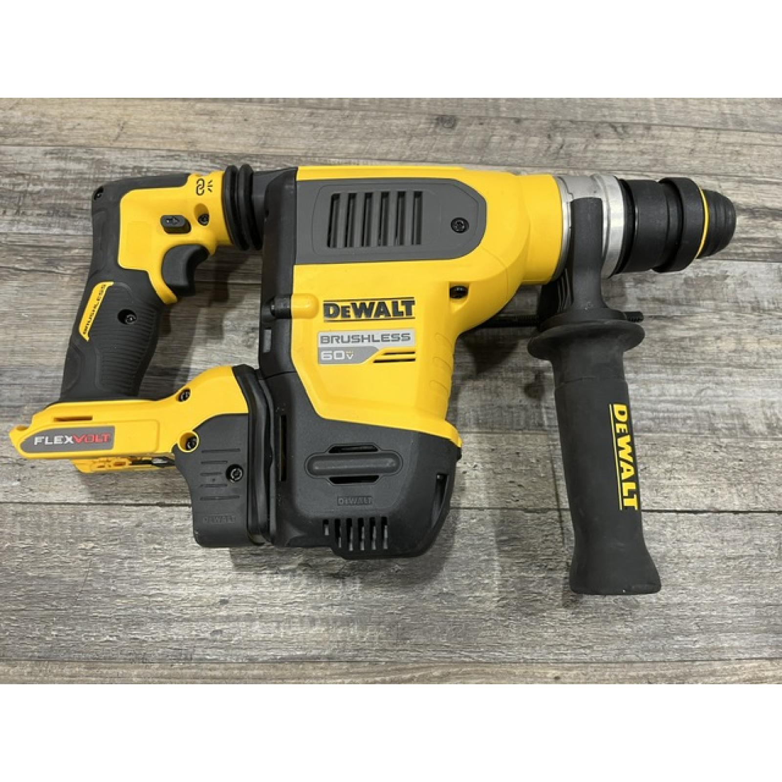 AS-IS DEWALT FLEXVOLT 60V MAX Cordless 1-1/4 in. SDS Plus Rotary Hammer (Tool Only)