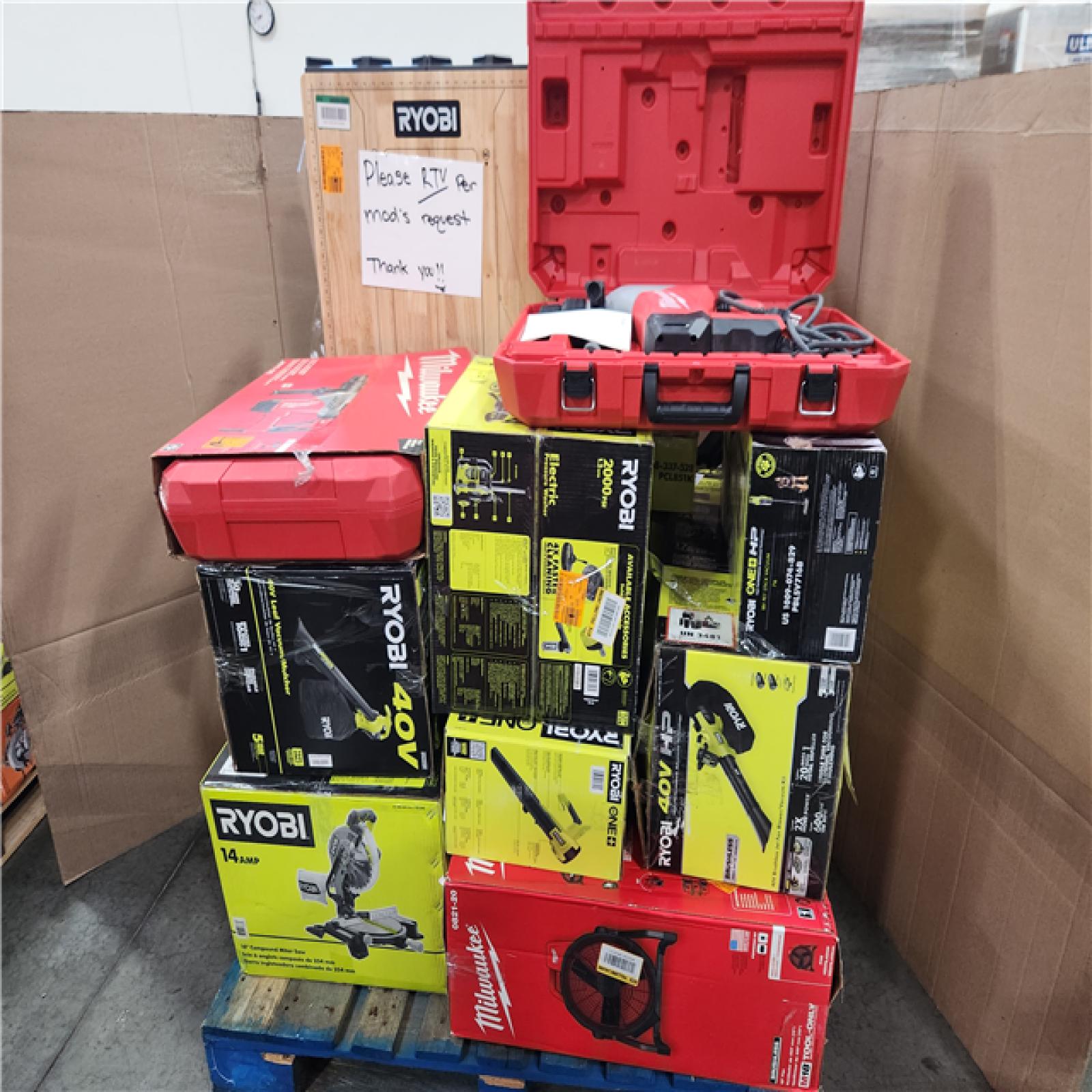CALIFORNIA AS-IS TOOL PALLET