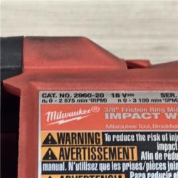 AS-IS Milwaukee M18 18V Fuel Cordless Mid-Torque Compact Impact Wrench 2960-20