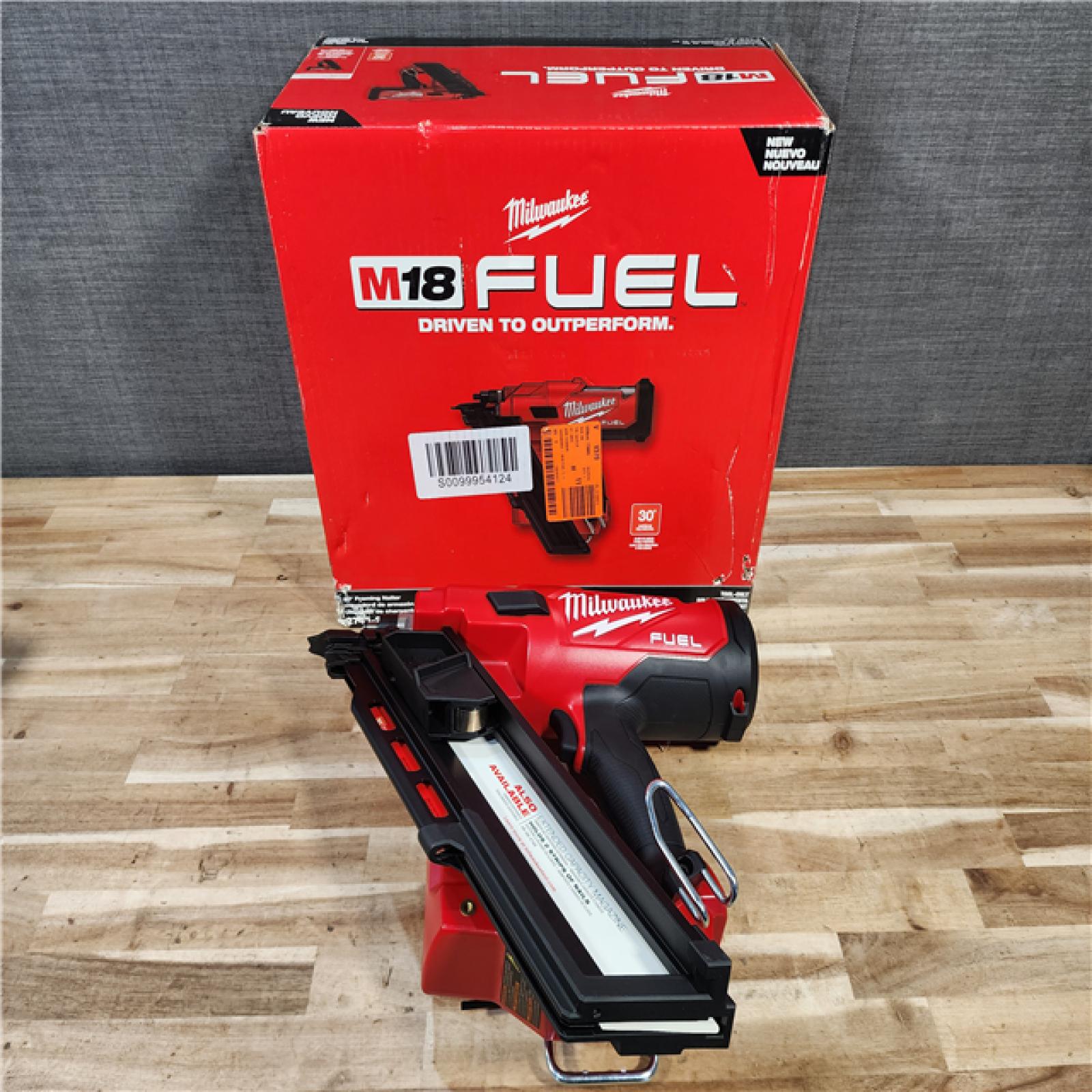 HOUSTON LOCATION - AS-IS (APPEARS LIKE NEW) Milwaukee FUEL 3-1/2 in. 18-Volt 30-Degree Lithium-Ion Brushless Cordless Framing Nailer (Tool-Only)