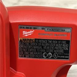 AS-IS Milwaukee Electric Tools 0884-20 Milwaukee M18 Compact Blower [bare Tool]