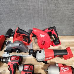 HOUSTON LOCATION - AS-IS M18 18-Volt Lithium-Ion Cordless Combo Kit 9-Tool with 2-Batteries  Charger and Tool Bag