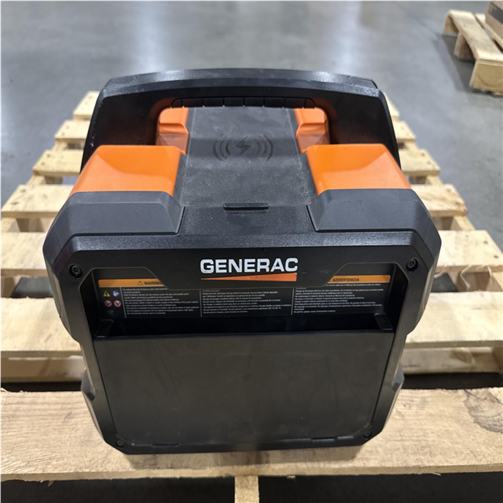 CALIFORNIA AS-IS GENERAC 1600W Output / 3200 Peak 1086Wh Portable Battery Power Station with Push Button