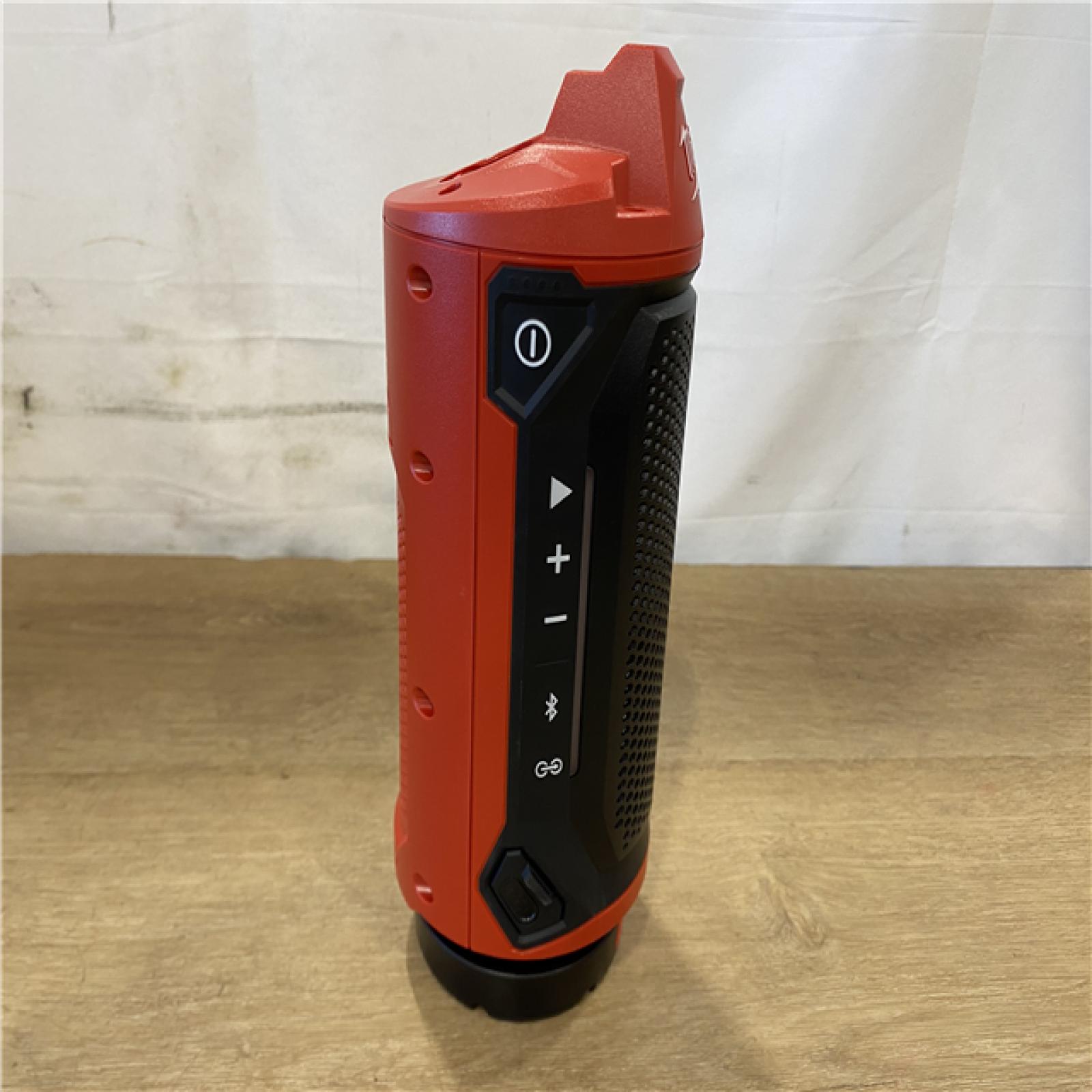 AS-IS Milwaukee 12-Volt Lithium-Ion Cordless Bluetooth Jobsite Speaker with PACKOUT Compatibility