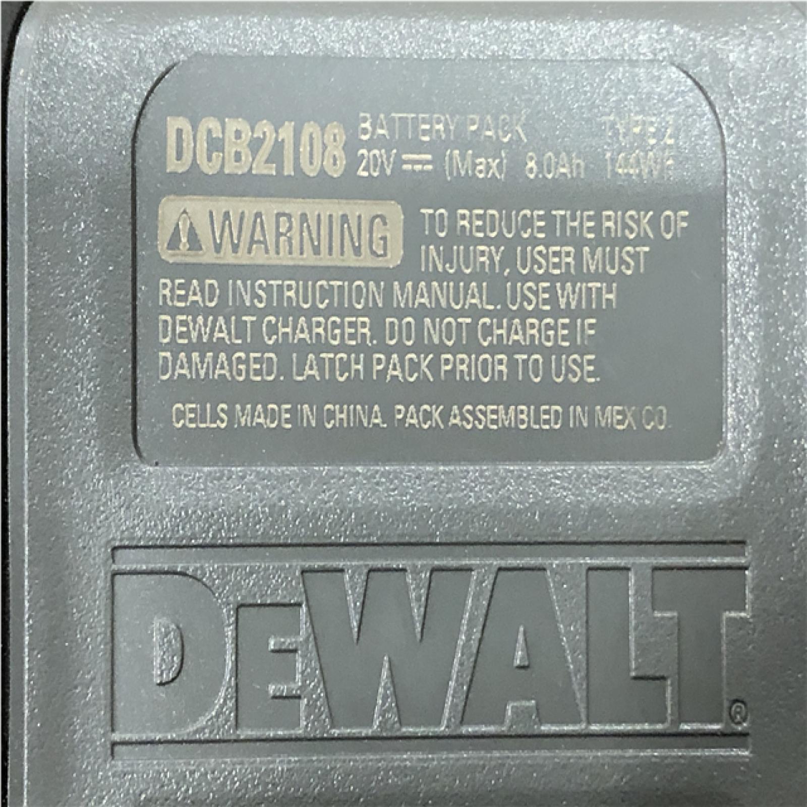 AS-IS DEWALT 20V MAX XR POWER-Pack Lithium-Ion 8.0Ah Battery