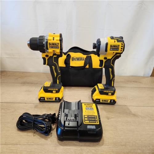 AS-IS- DEWALT ATOMIC 20-Volt MAX Lithium-Ion Cordless Combo Kit