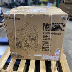 DALLAS LOCATION - Westinghouse 13,500/10,500-Watt Tri-Fuel Gas, Propane, Natural Gas Powered Portable Generator