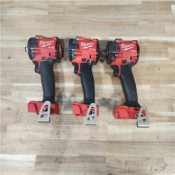 HOUSTON LOCATION - AS-IS MILWAUKEE 3 TOOL COMBO